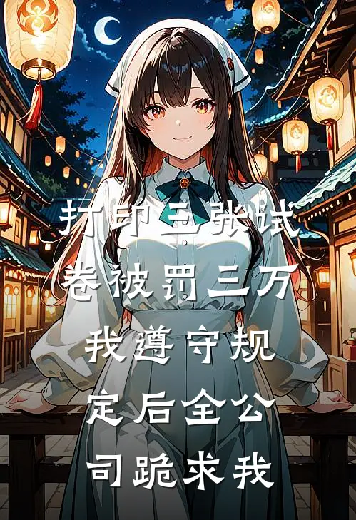 打印三张试卷被罚三万，我遵守规定后全公司跪求我