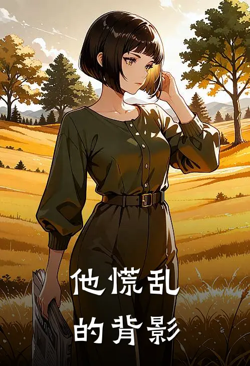 他慌乱的背影