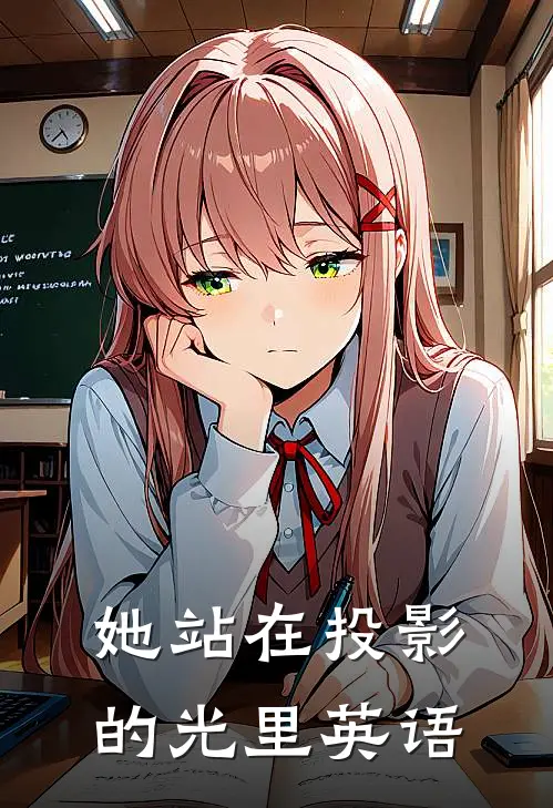 她站在投影的光里英语