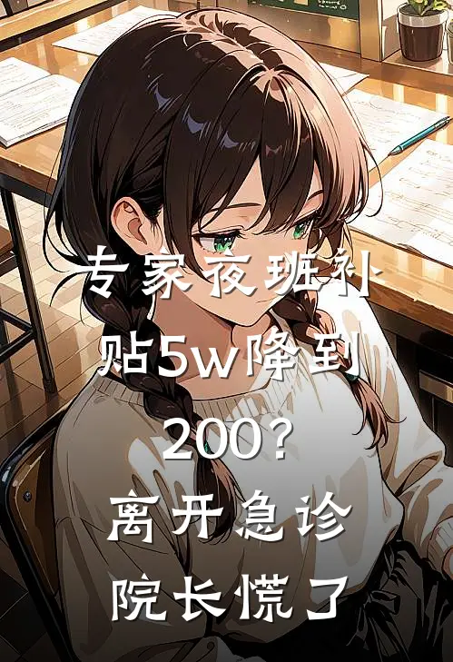 专家夜班补贴5w降到200？离开急诊院长慌了