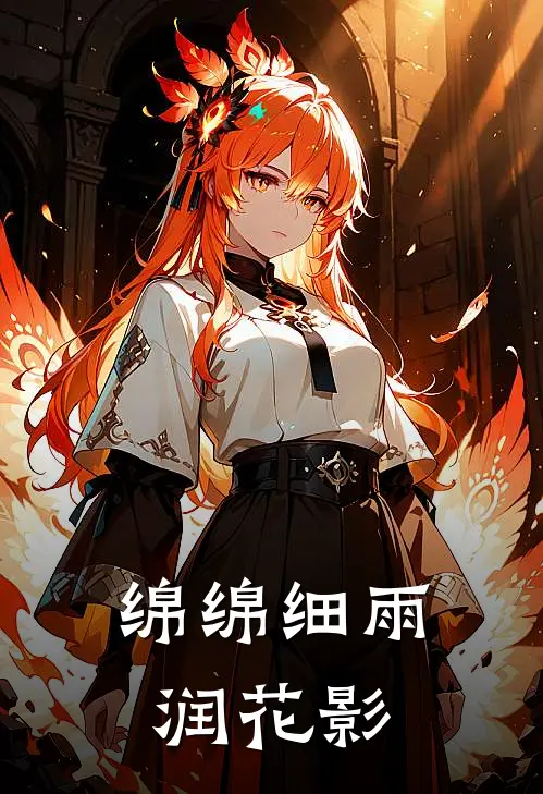 绵绵细雨润花影