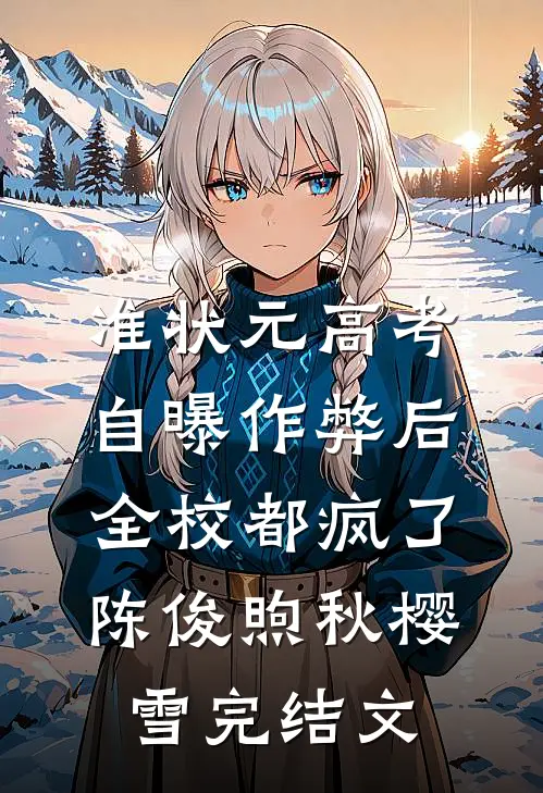准状元高考自曝作弊后，全校都疯了陈俊煦秋樱雪完结文