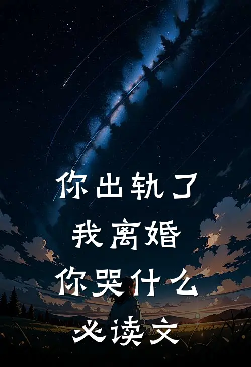 你出轨了，我离婚，你哭什么必读文
