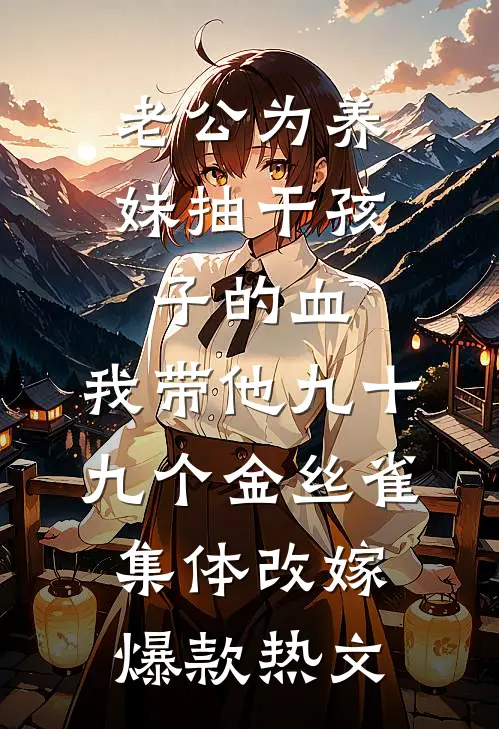 老公为养妹抽干孩子的血，我带他九十九个金丝雀集体改嫁爆款热文