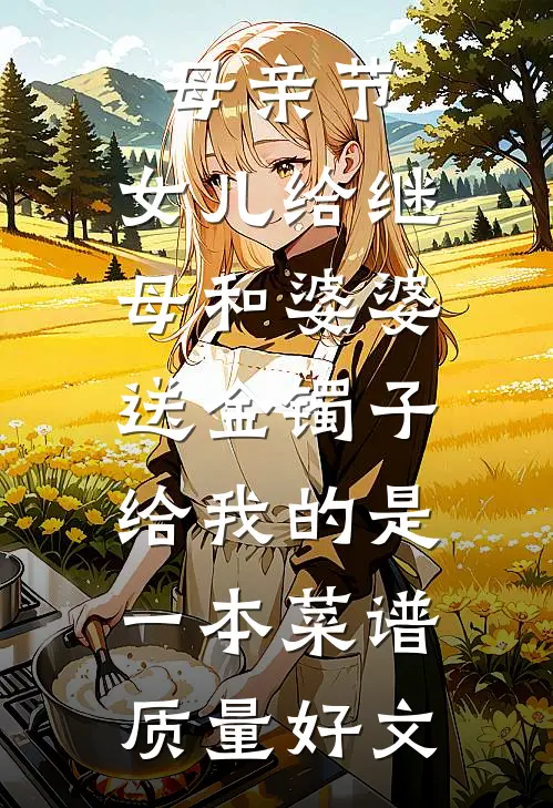 母亲节，女儿给继母和婆婆送金镯子，给我的是一本菜谱质量好文